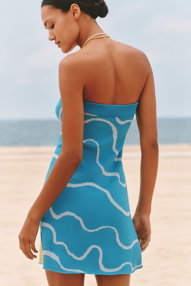 Celandine Strapless Sweater Dress