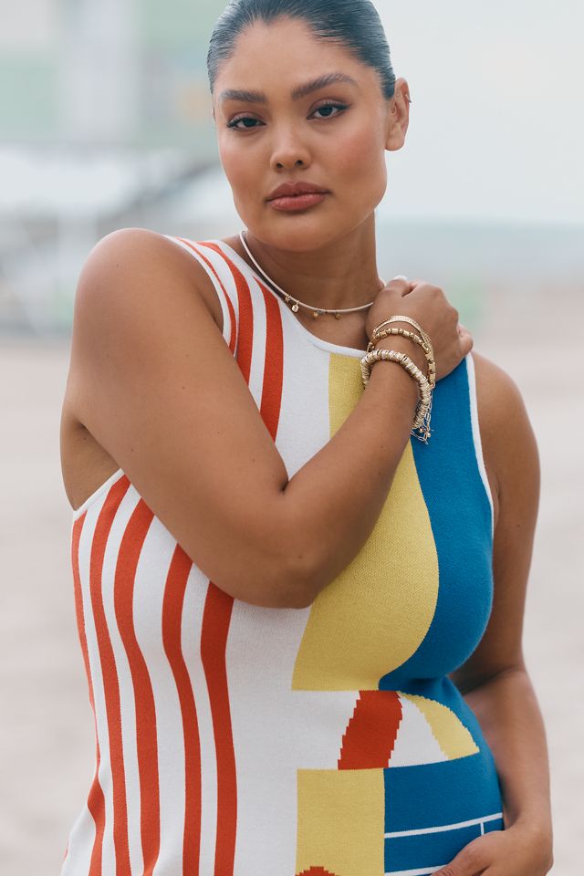 Celandine Poolside Knit Mini Dress | Anthropologie