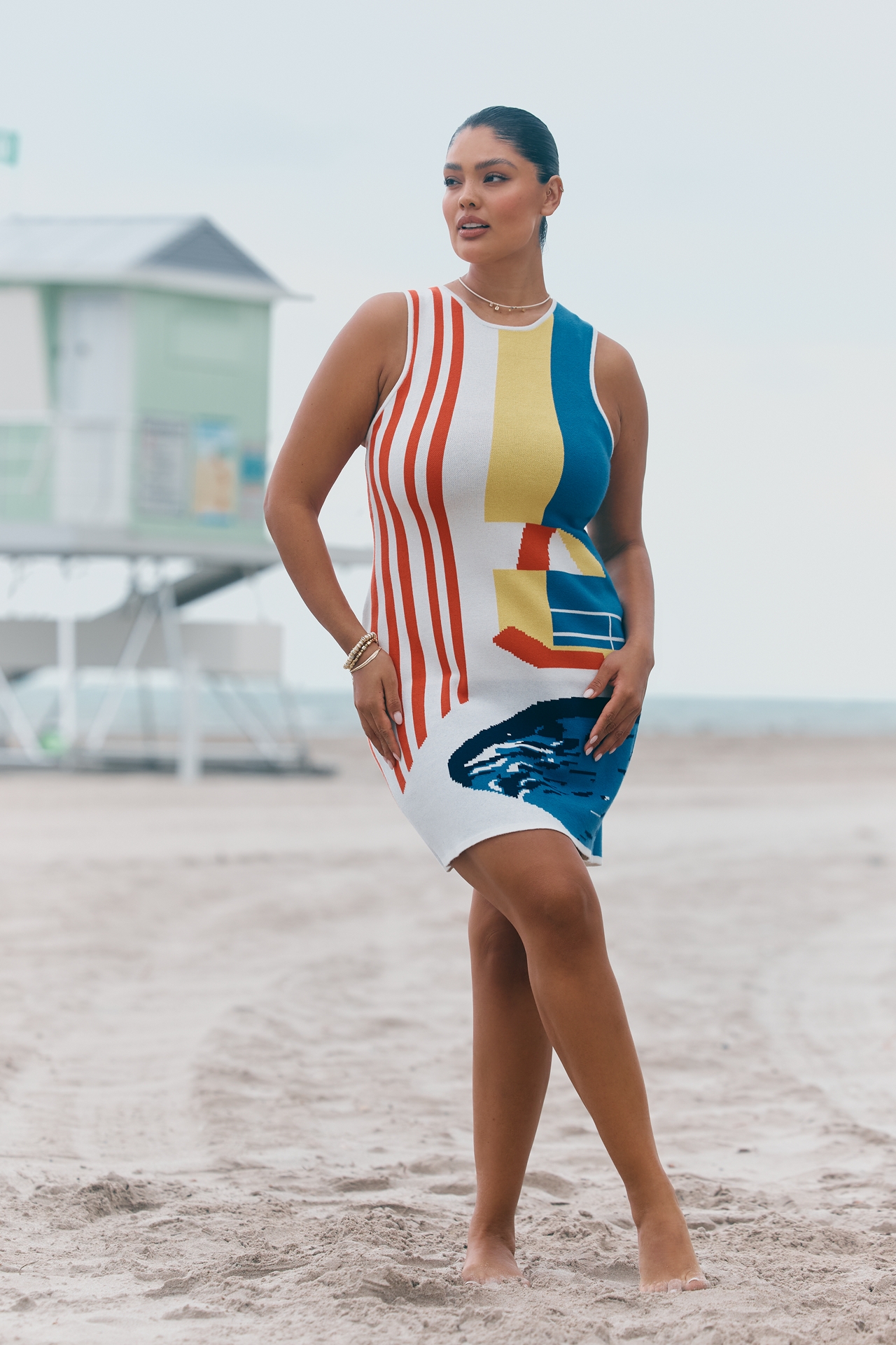 Celandine Poolside Knit Mini Dress