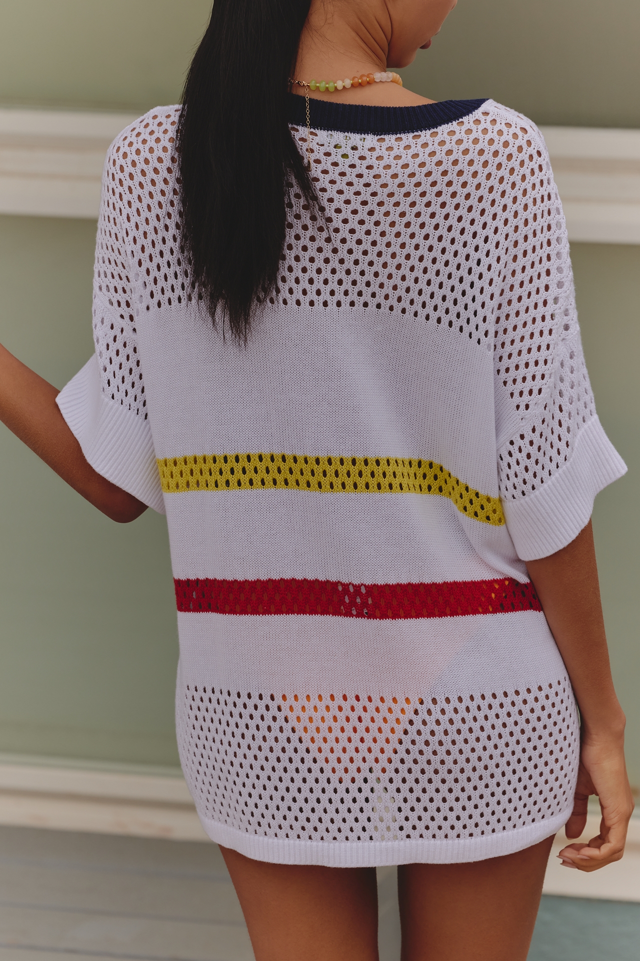 Celandine Surf Hair Don't Care Mesh Pullover