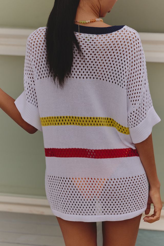 Celandine Surf Hair Don't Care Mesh Pullover #1