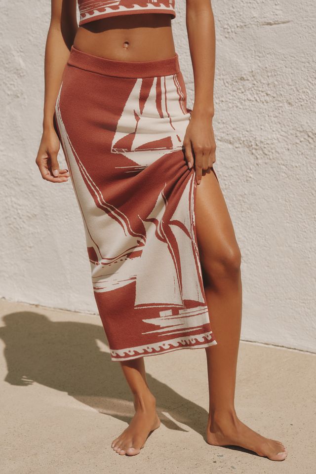 Celandine Knit Midi Skirt #2