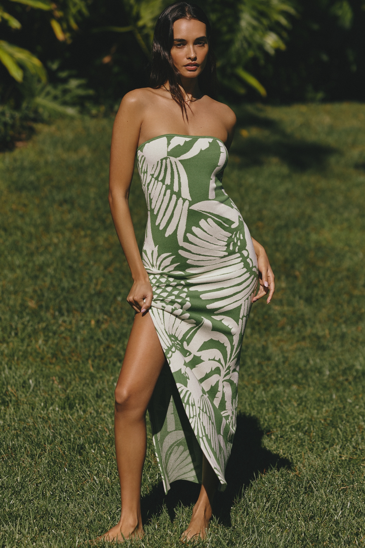 Celandine Knit Strapless Dress