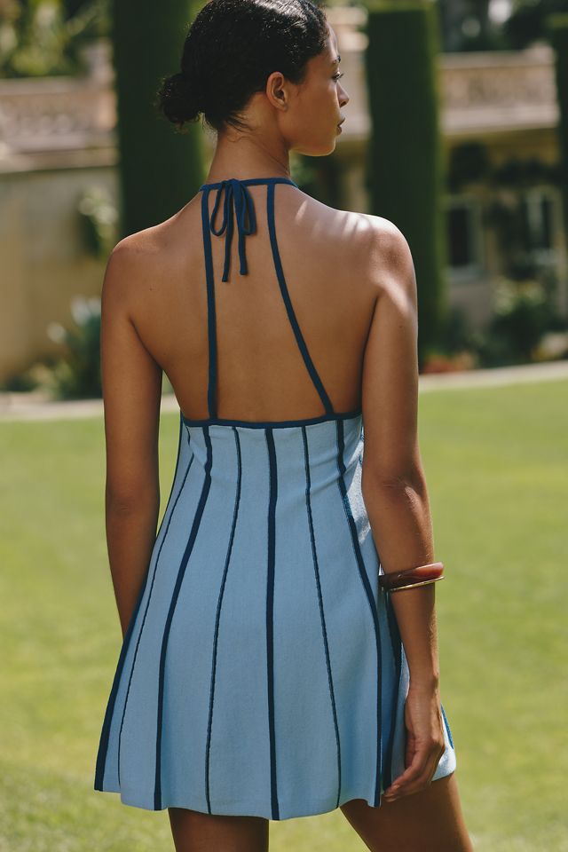 Celandine Halter Sweater Dress #1