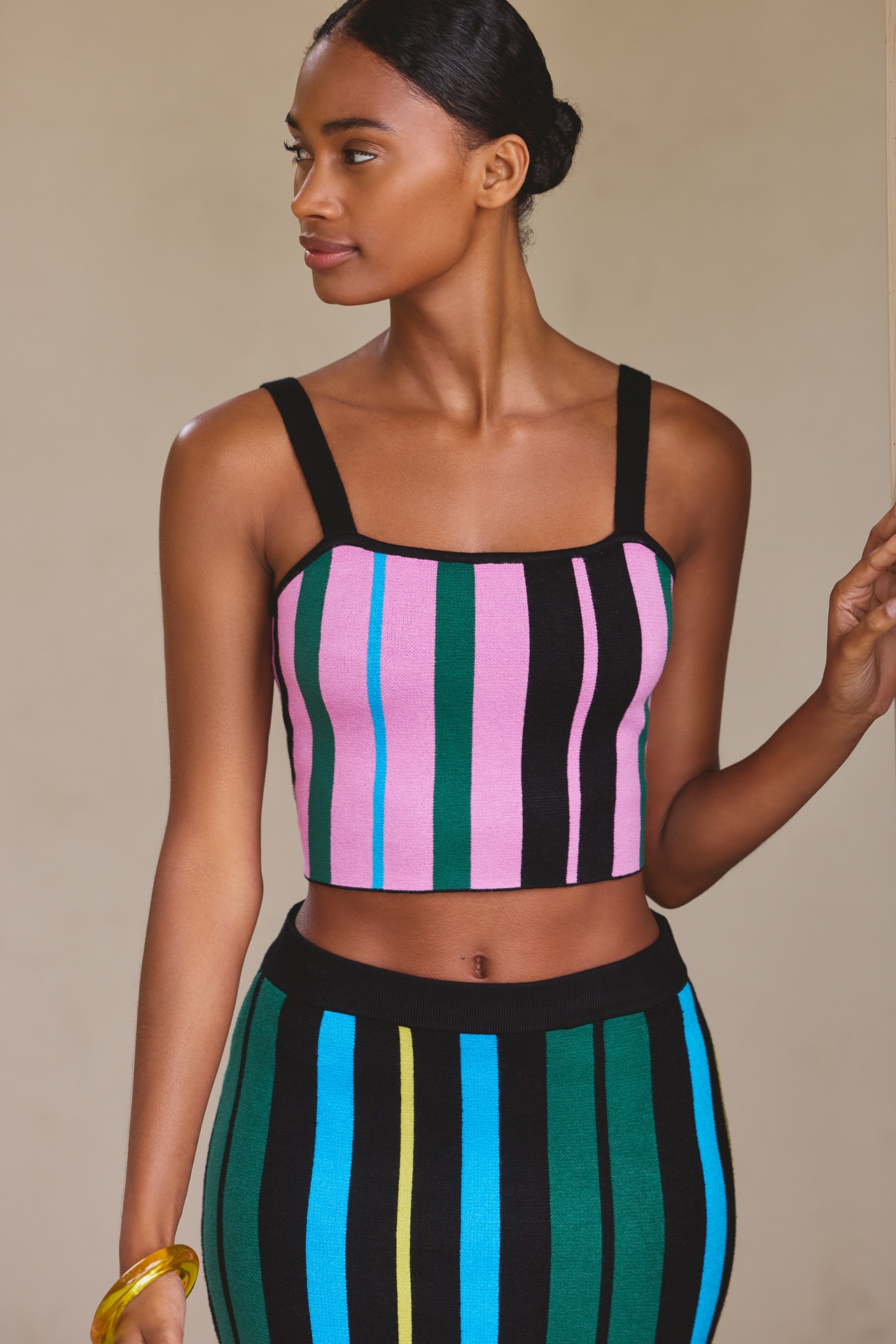 Celandine Crop Sweater Tank
