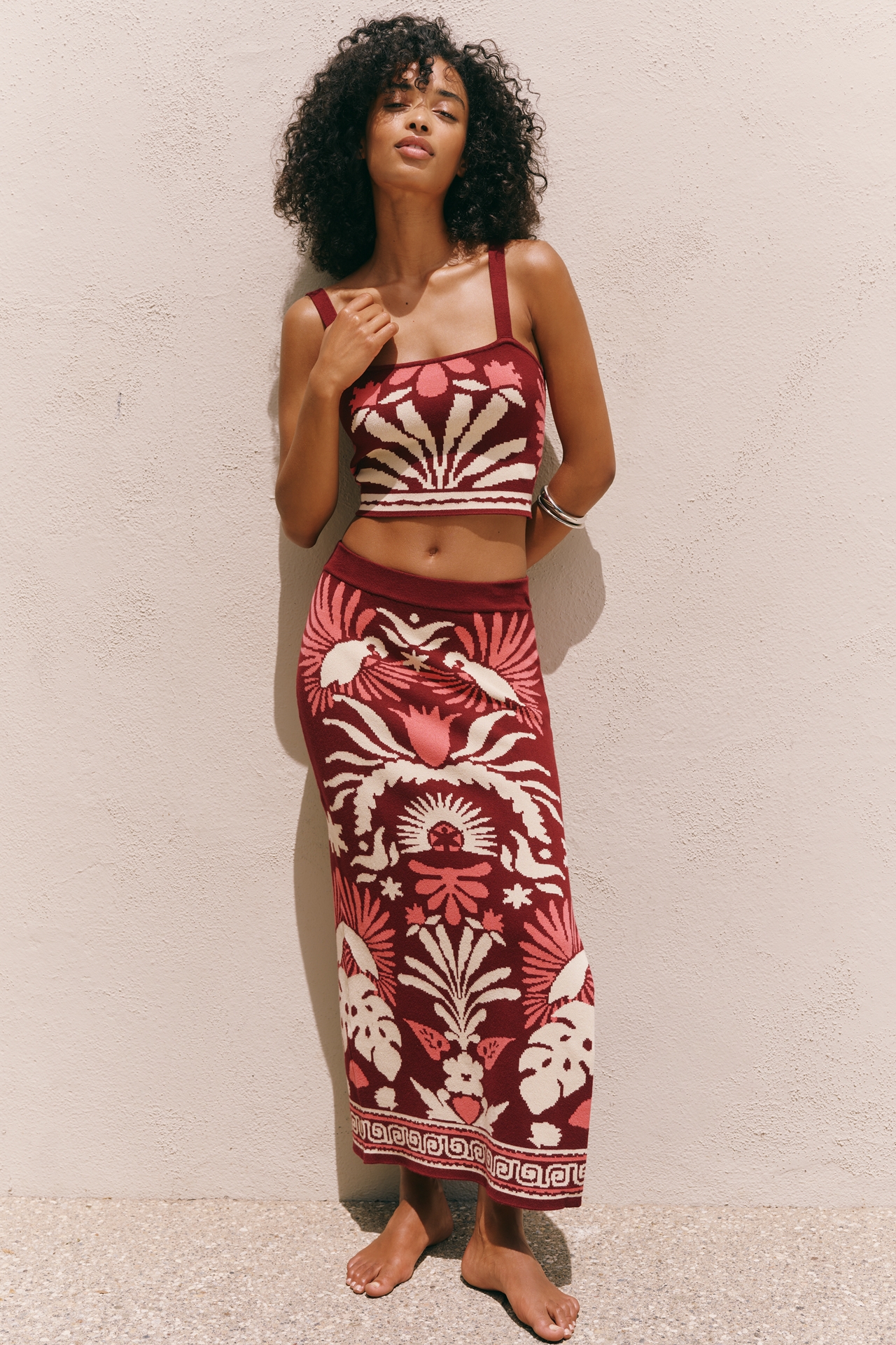 Celandine Knit Midi Skirt