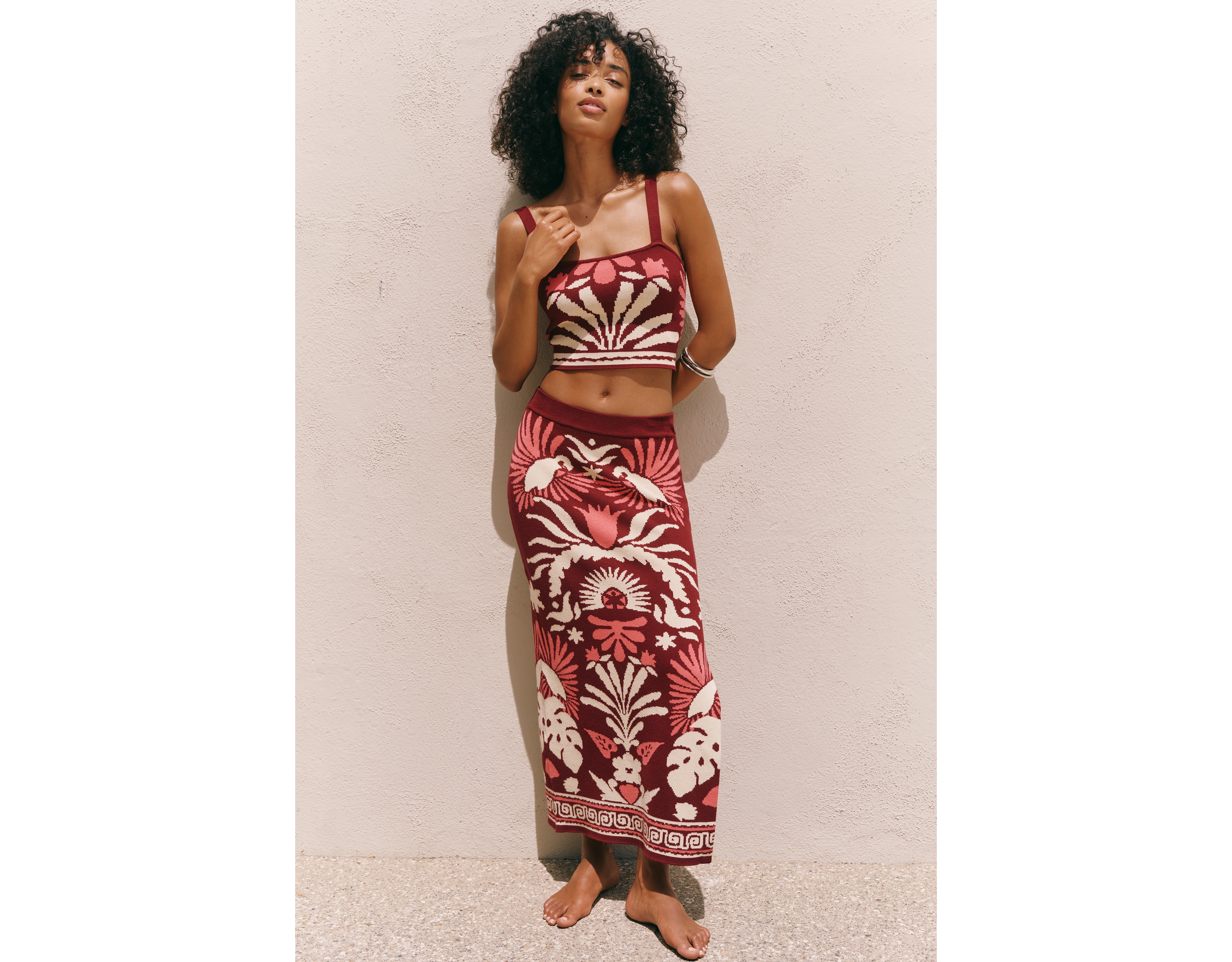 Celandine Knit Midi Skirt