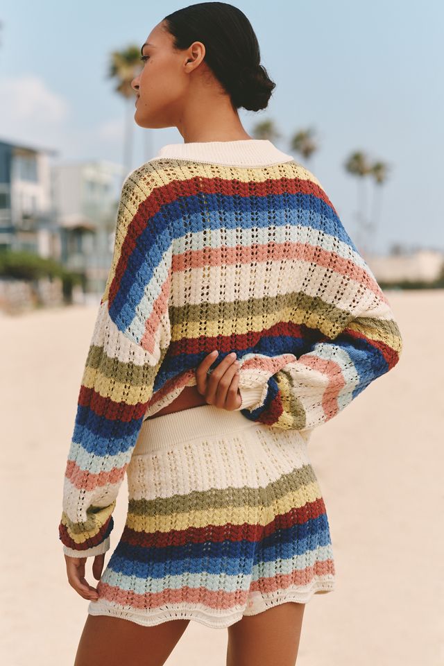 Electric & Rose Tina Crochet Sweater Shorts #2