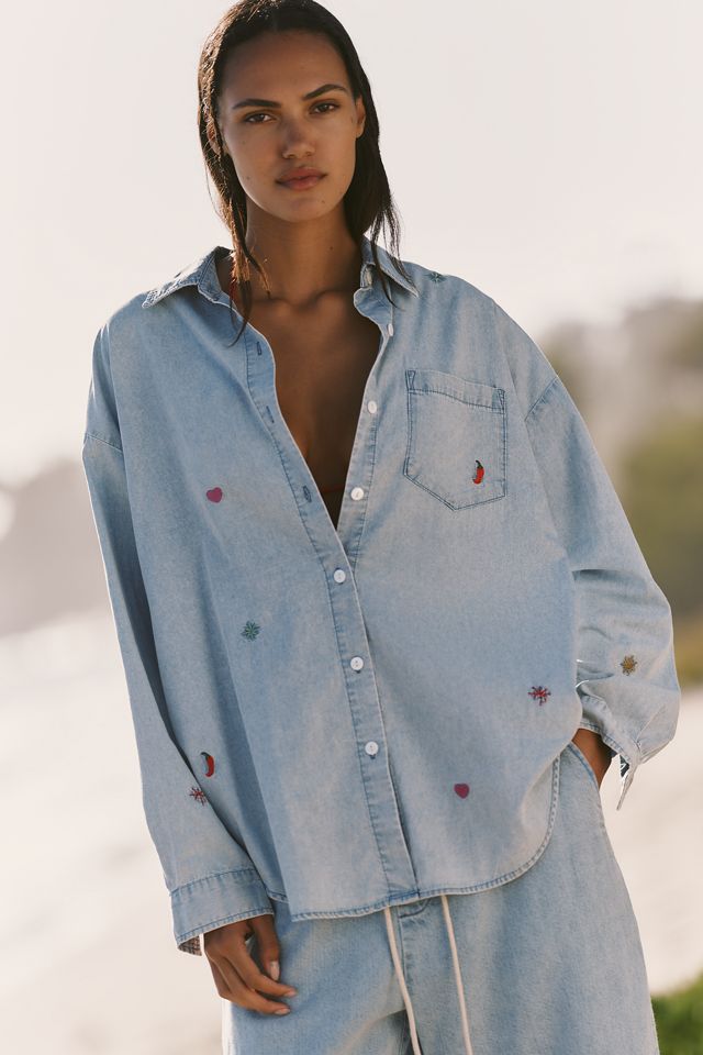 Electric & Rose Boyfriend Buttondown Shirt #1
