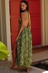 Celandine Sleeveless Plunge Midi Dress