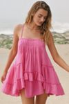 Celandine Sleeveless Pleated Babydoll Mini Dress