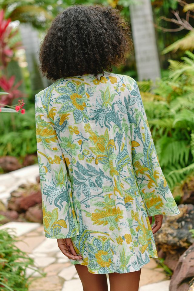 Celandine Tie-Front Mini Dress #1