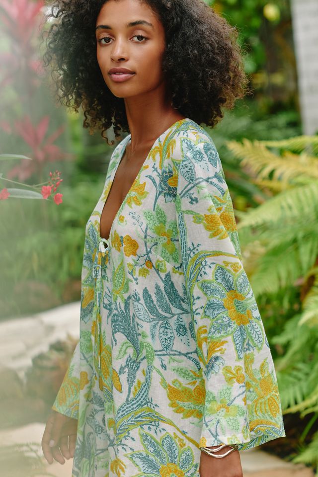 Celandine Tie-Front Mini Dress #2