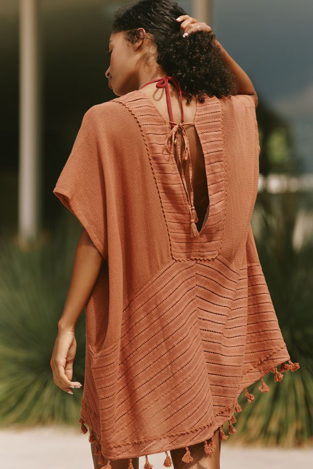 Celandine Tassel Poncho Mini Dress #2