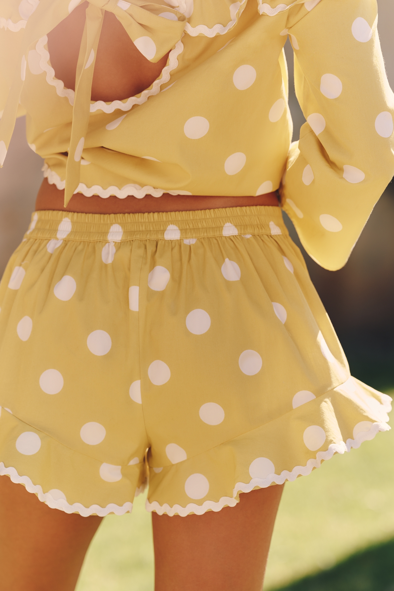 Celandine 100% Cotton Polka Dot Shorts