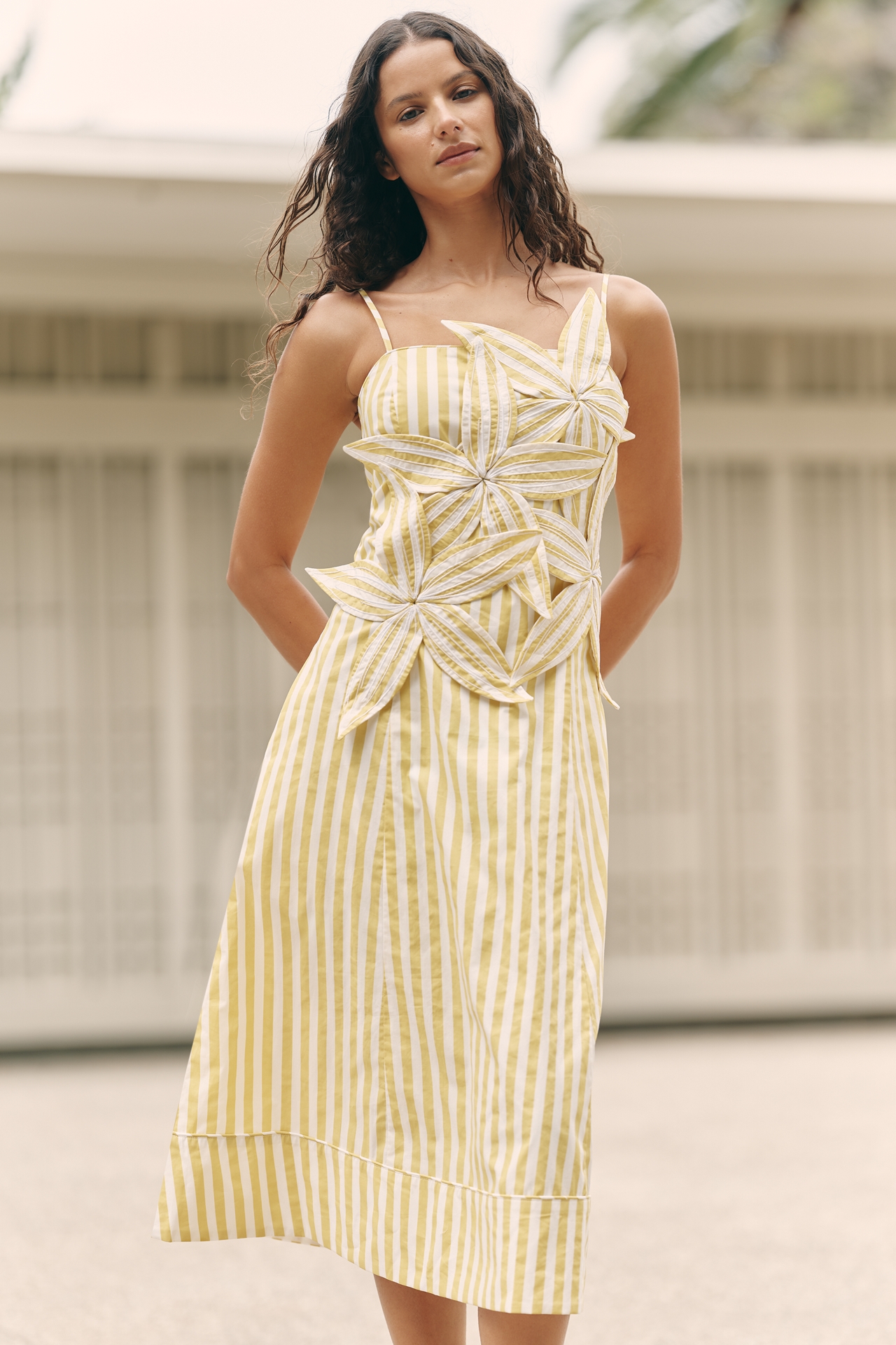 Endless Rose Flower Midi Dress