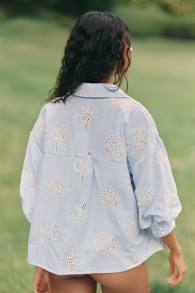 Endless Rose Embroidered Shirt #1