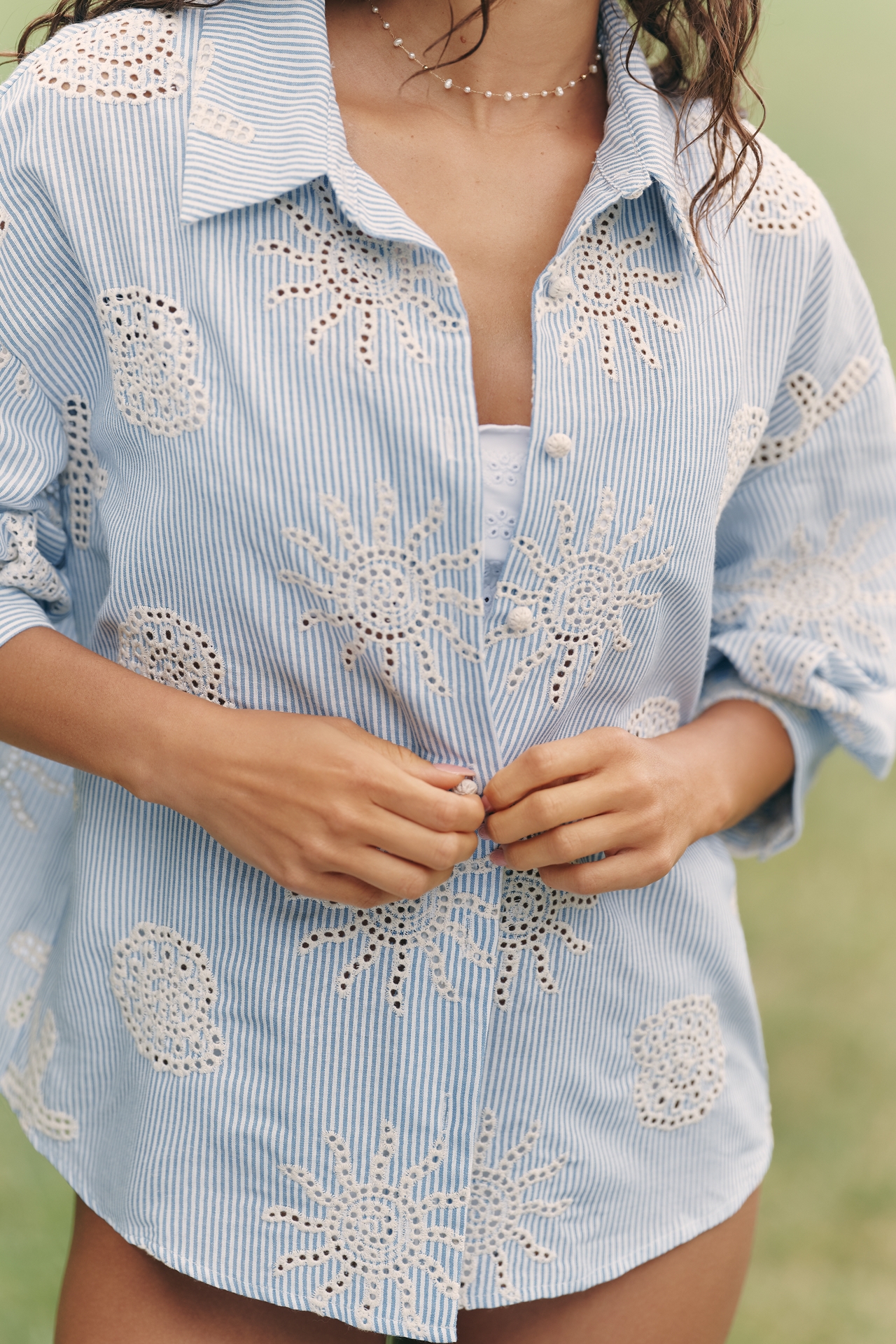 Endless Rose Embroidered Shirt