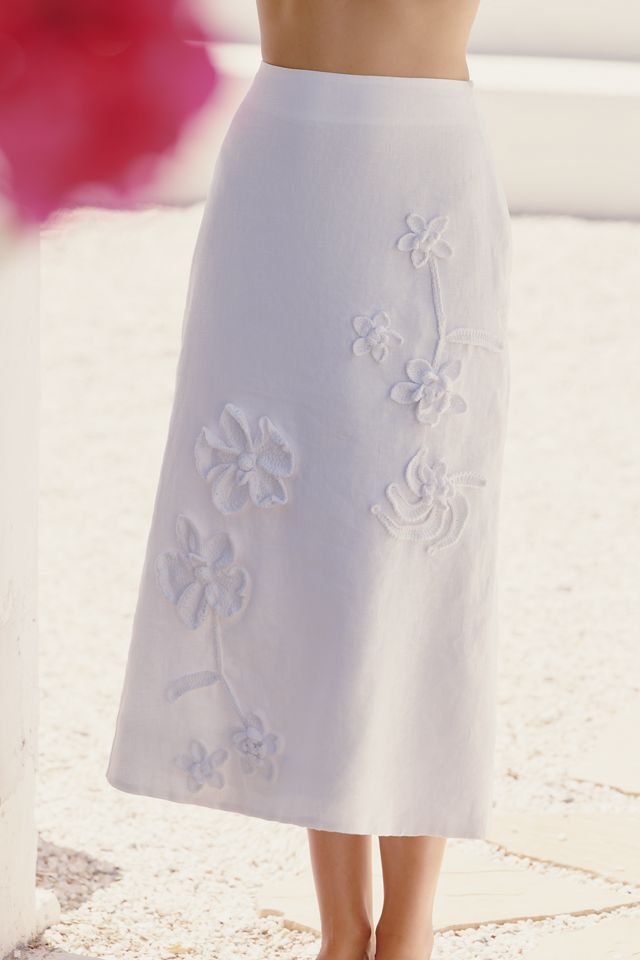 Endless Rose Flower Maxi Skirt  #2