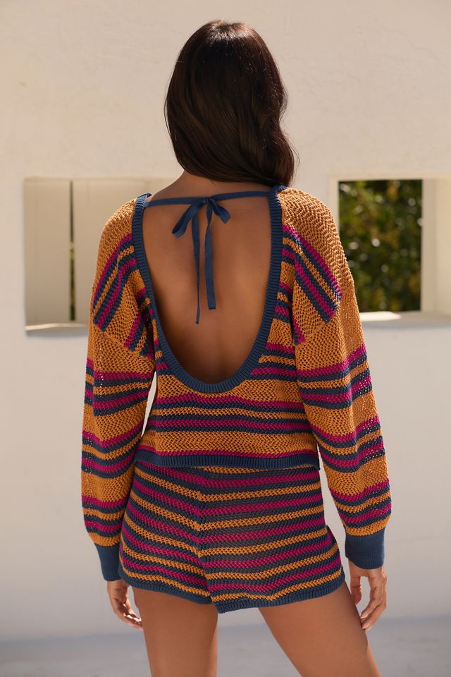 By Anthropologie Striped Knit Top #2
