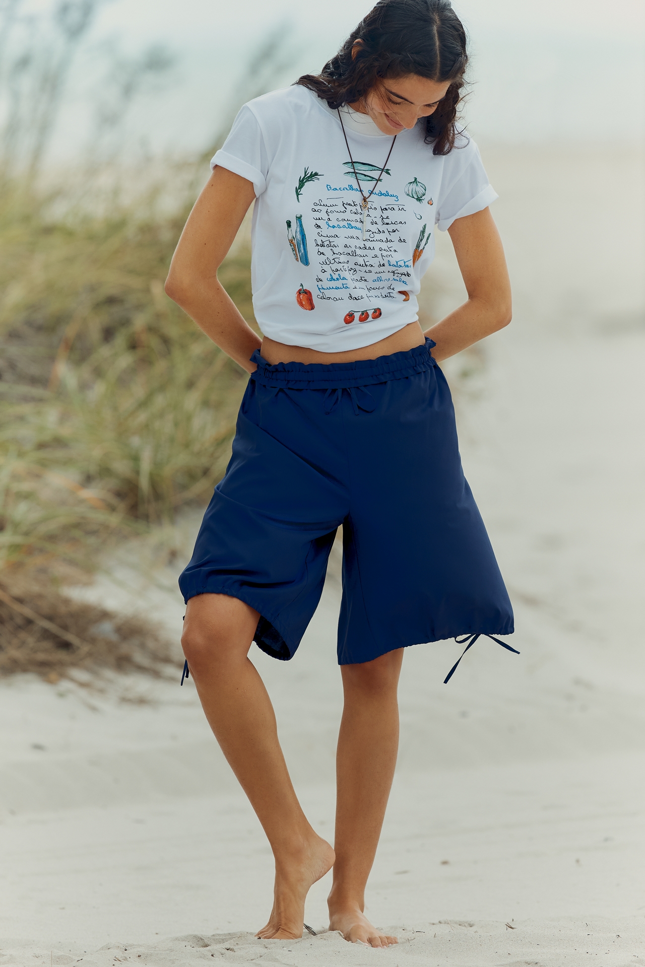 Celandine Tie Bermuda Shorts