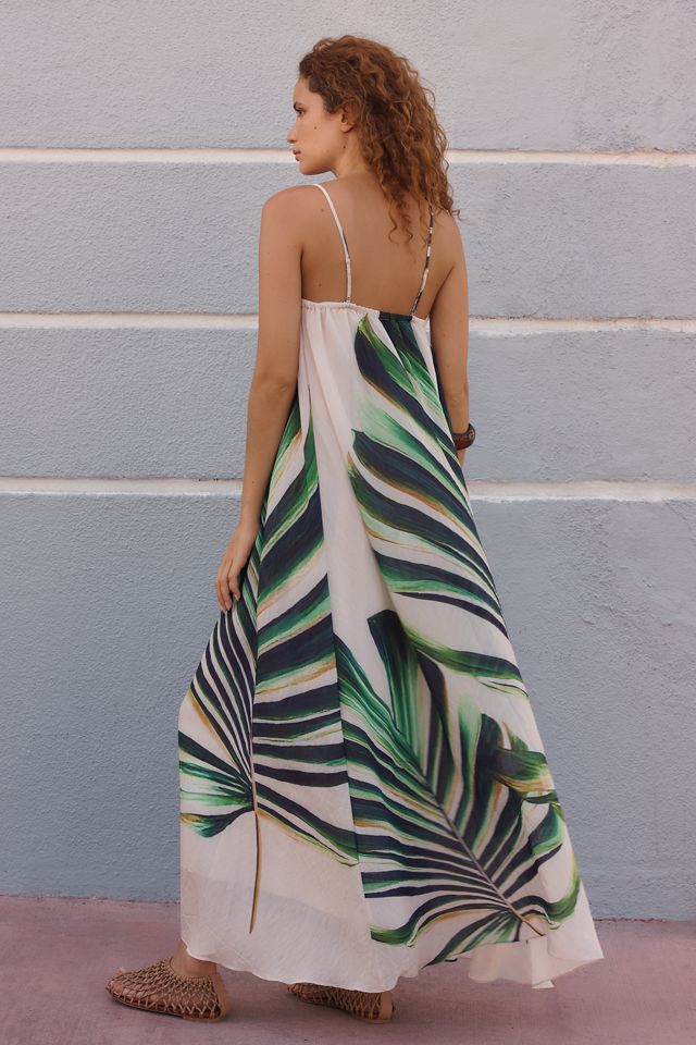 Ethereal Printed Dress in Breeze by Celandine, Size: XXS at Anthropologie