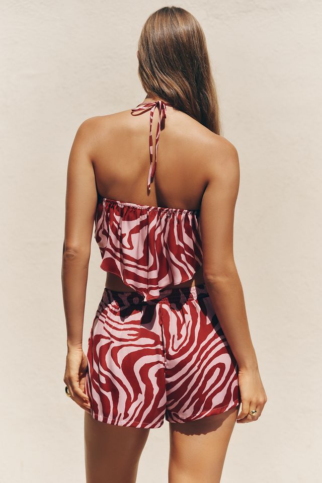 Celandine Scarf Crop Top  #1