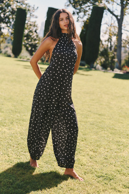 Celandine Balloon Jumpsuit in Breeze | Anthropologie