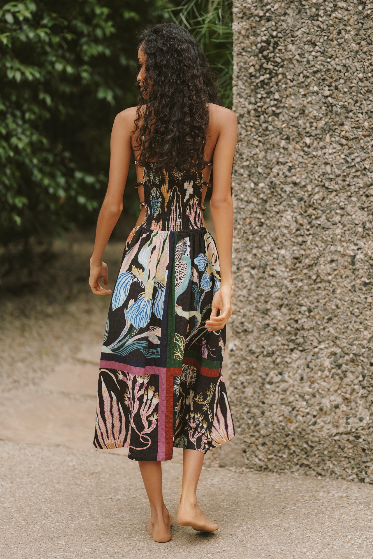 Celandine x Sarah Gordon Cutout Midi Dress