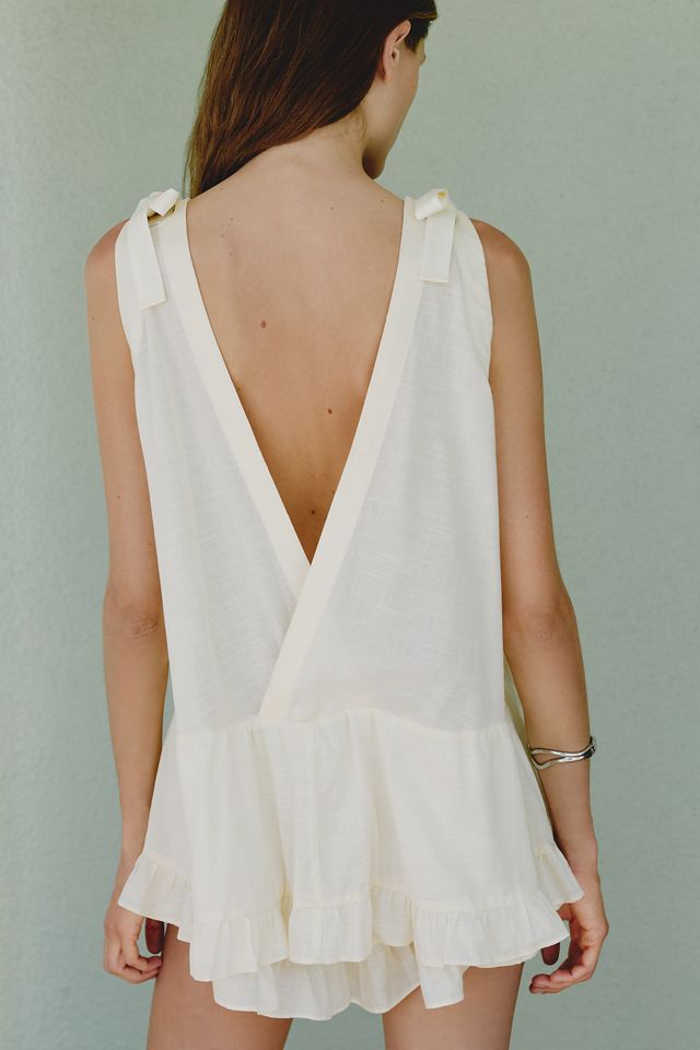 Celandine 100% Cotton Flouncy Romper #1