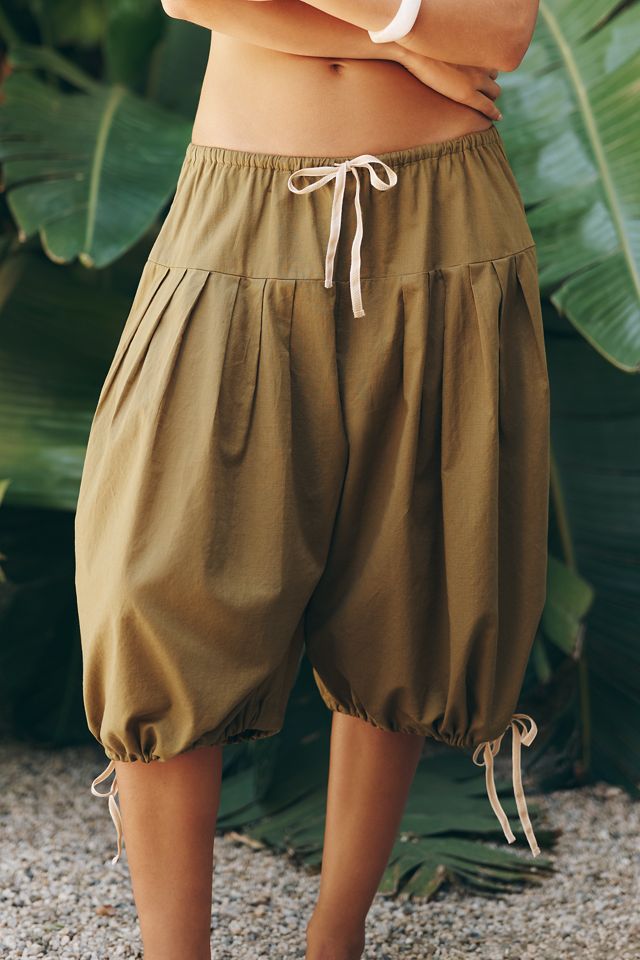 Celandine Cotton Balloon Gaucho Pants #2