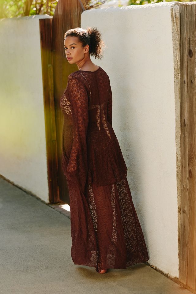 Celandine Lacy Long-Sleeve Top #5