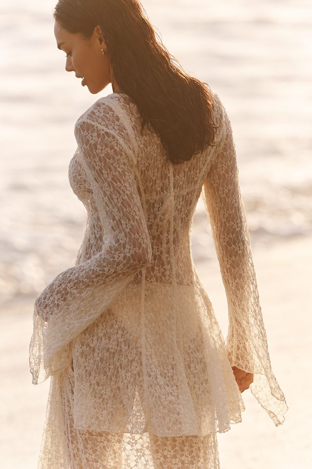 Celandine Lacy Long-Sleeve Top #3