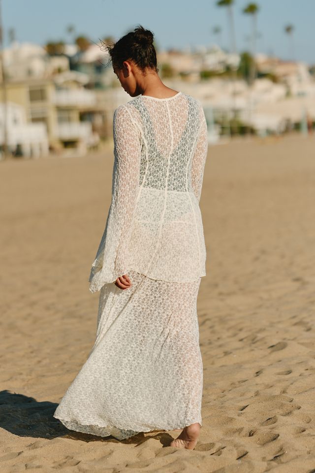 Celandine Lacy Long-Sleeve Top #6