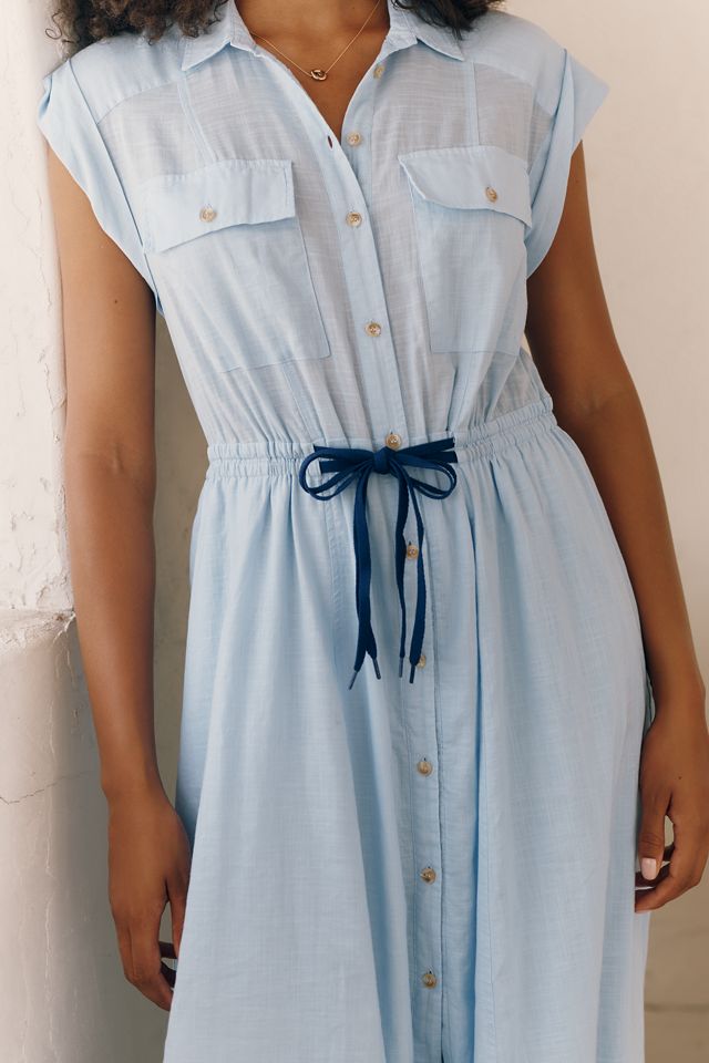 Celandine Tie-Waist Shirt Dress #2