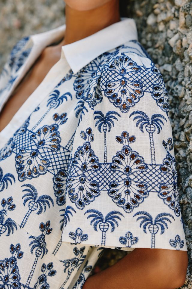 Celandine Eyelet Embroidered Mini Dress #2
