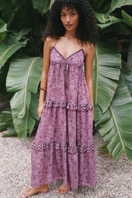 Celandine Halter Tent Maxi Dress
