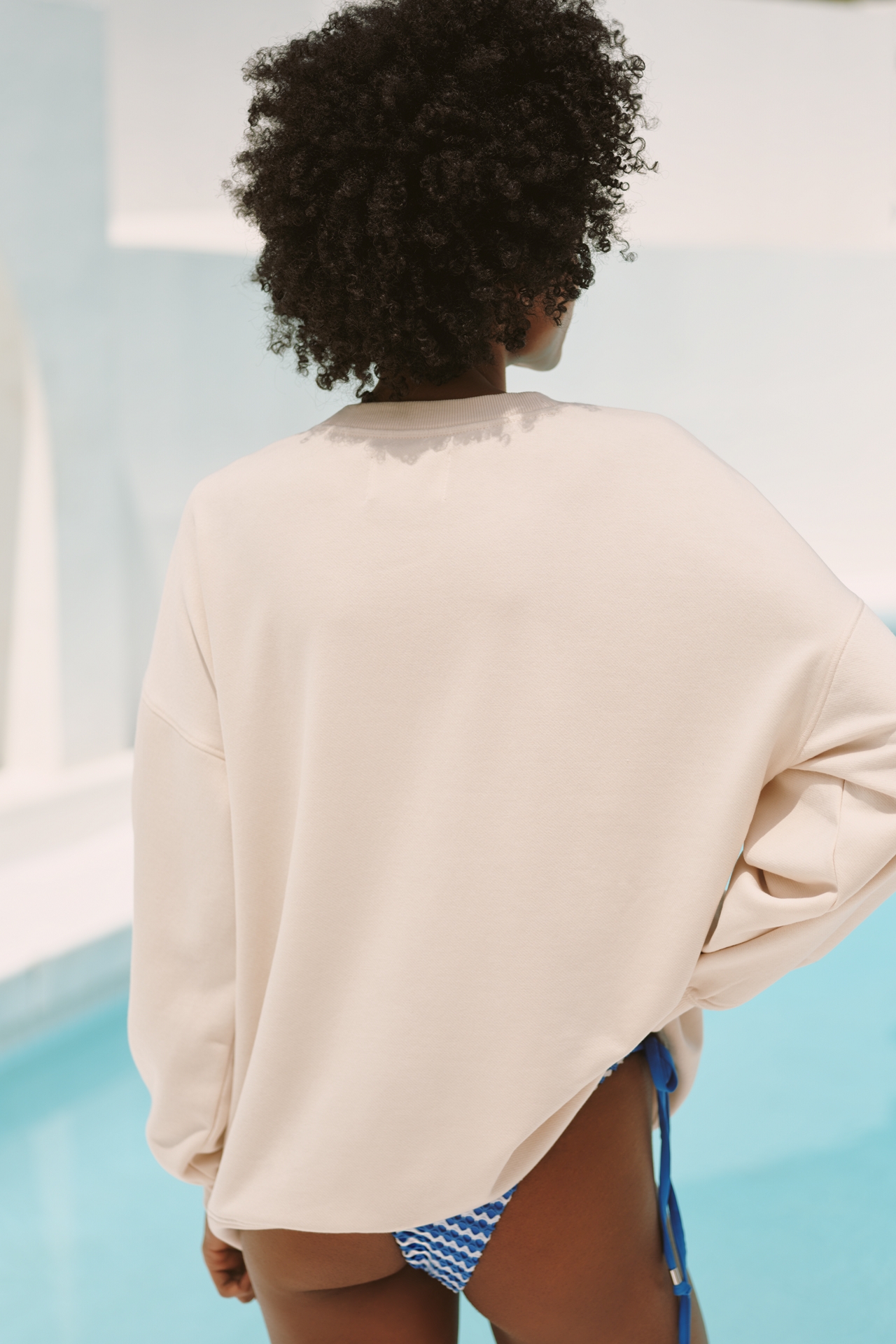 Celandine Long-Sleeve Oversized Graphic Sweatshirt