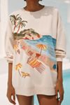 Celandine Long-Sleeve Oversized Graphic Sweatshirt