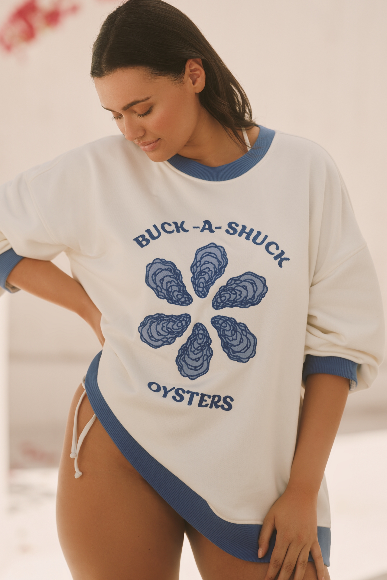 Celandine Graphic Pullover Sweatshirt
