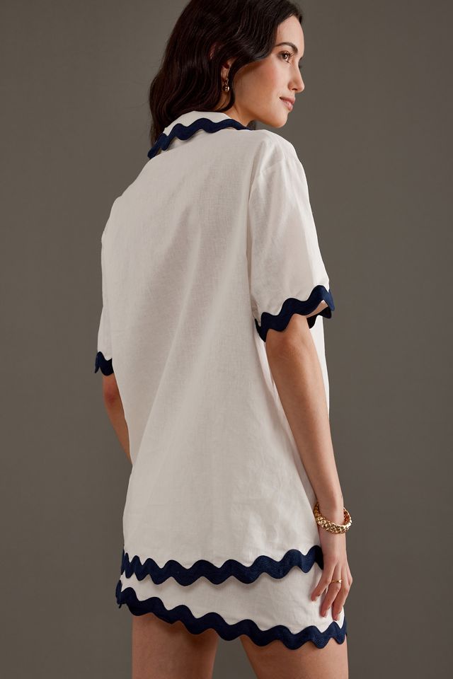 Chemise Charlie Holiday Chrissy Ric-Rac à Nouer Devant #3