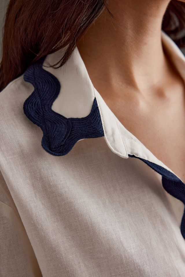 Chemise Charlie Holiday Chrissy Ric-Rac à Nouer Devant #5