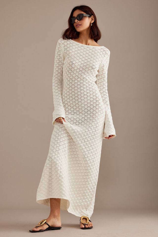 Charlie Holiday Long-Sleeve Knit Maxi Dress #1