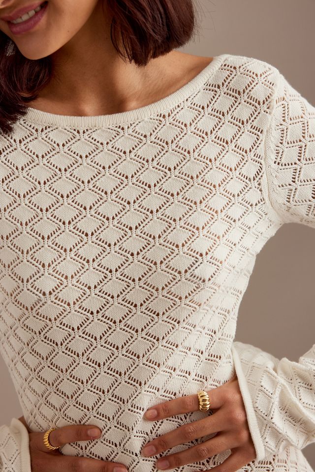 Charlie Holiday Long-Sleeve Knit Maxi Dress #5