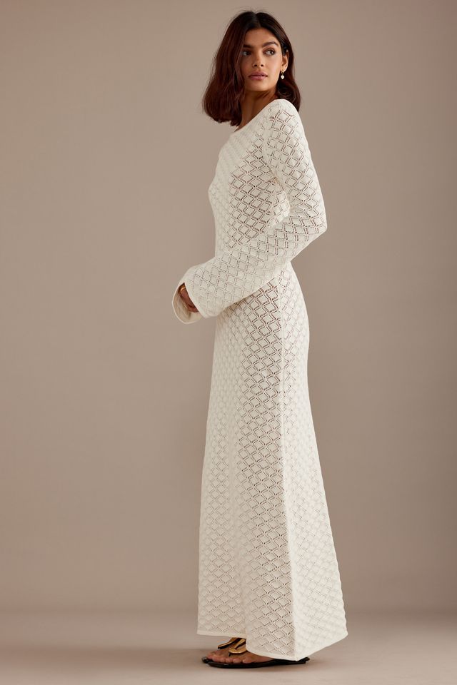 Charlie Holiday Long-Sleeve Knit Maxi Dress #3