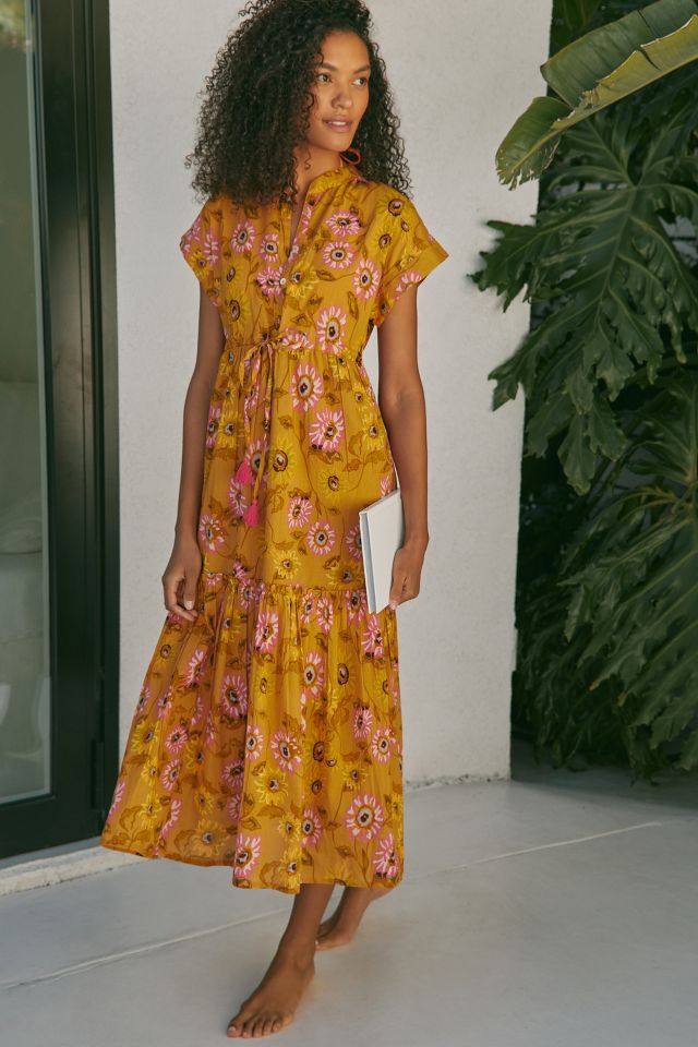 Ro's Garden Mumi Midi Dress | Anthropologie