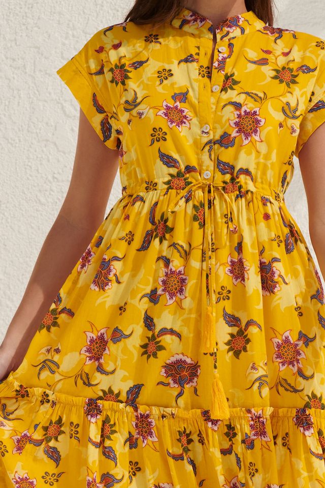 ro's garden mumi midi dress MUMI MIDI DRESS LEE RED RED / LEE / S