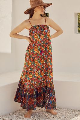 Shop Ro's Garden Nelson Maxi Dress In Multicolor