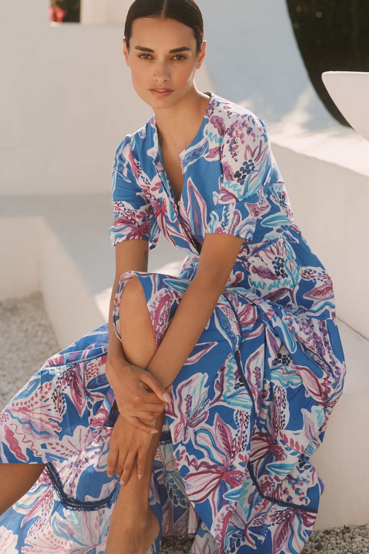 Ro's Garden Daphne Midi Dress