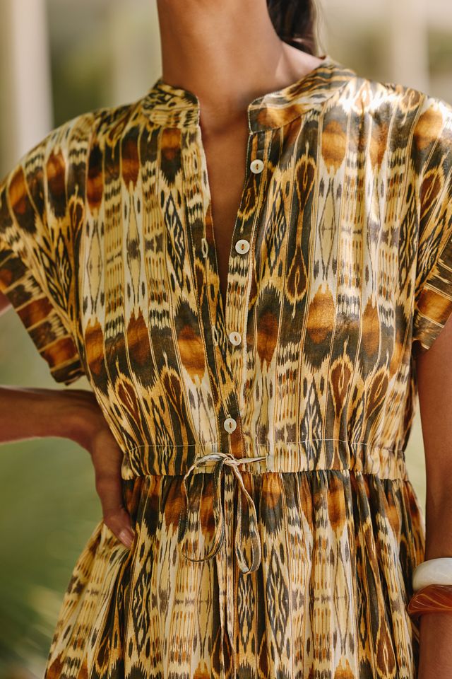Ro's Garden Mumi Cap-Sleeve Midi Dress #2